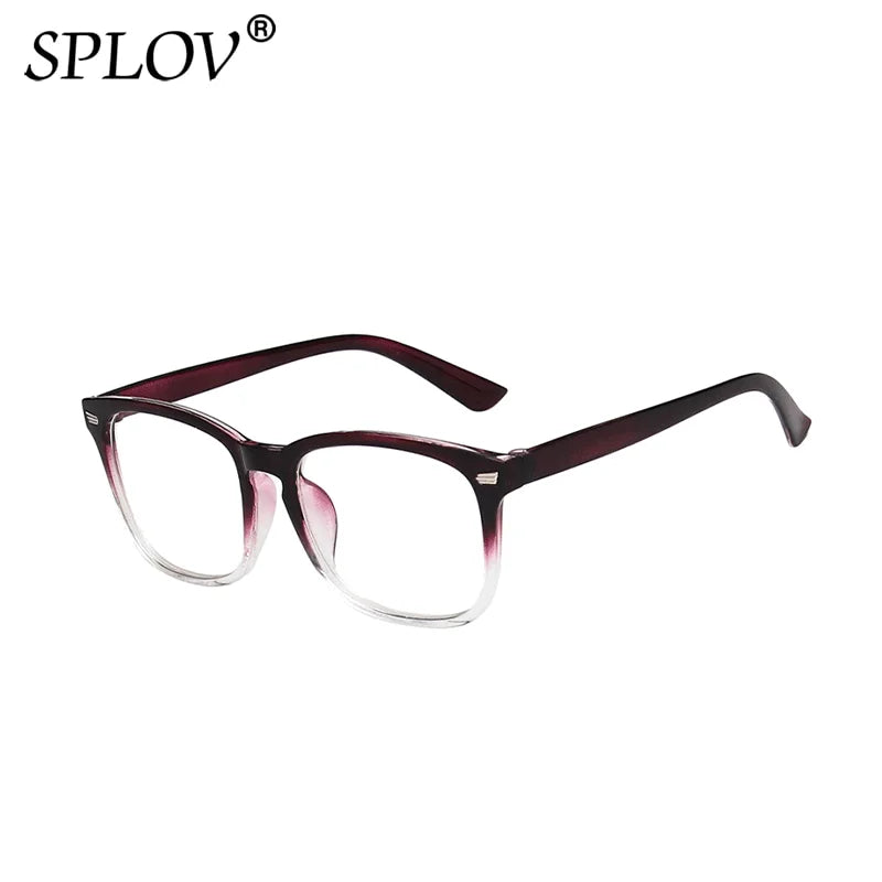 Retro Square Anti-Blue Light Glasses with UV400 Protection