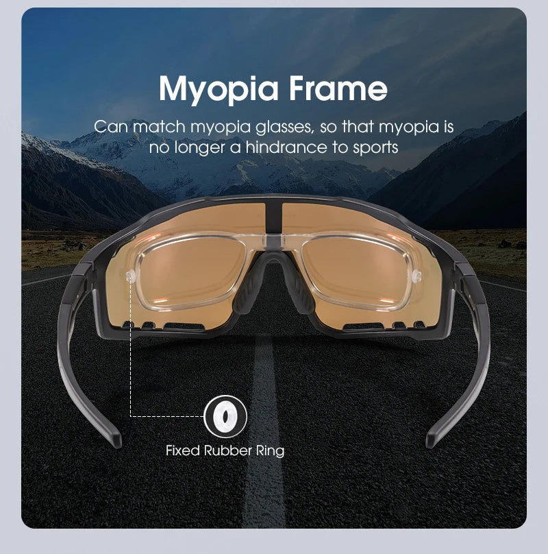 Kapvoe Polarized Cycling Sunglasses with UV400 Protection