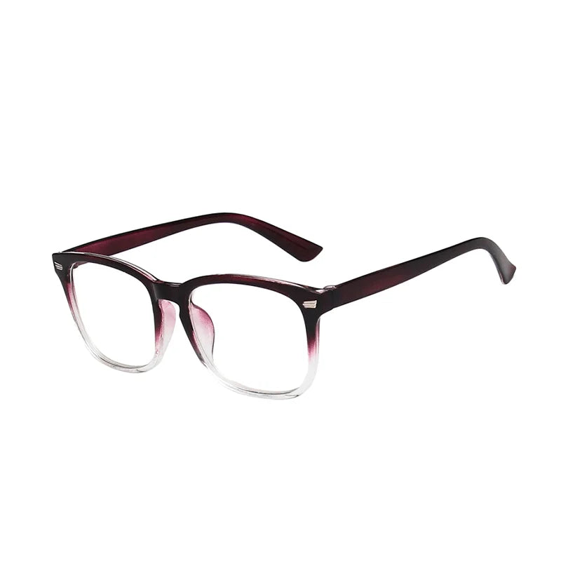Retro Square Anti-Blue Light Glasses with UV400 Protection