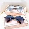 Classic Pilot Sunglasses with UV400 Protection