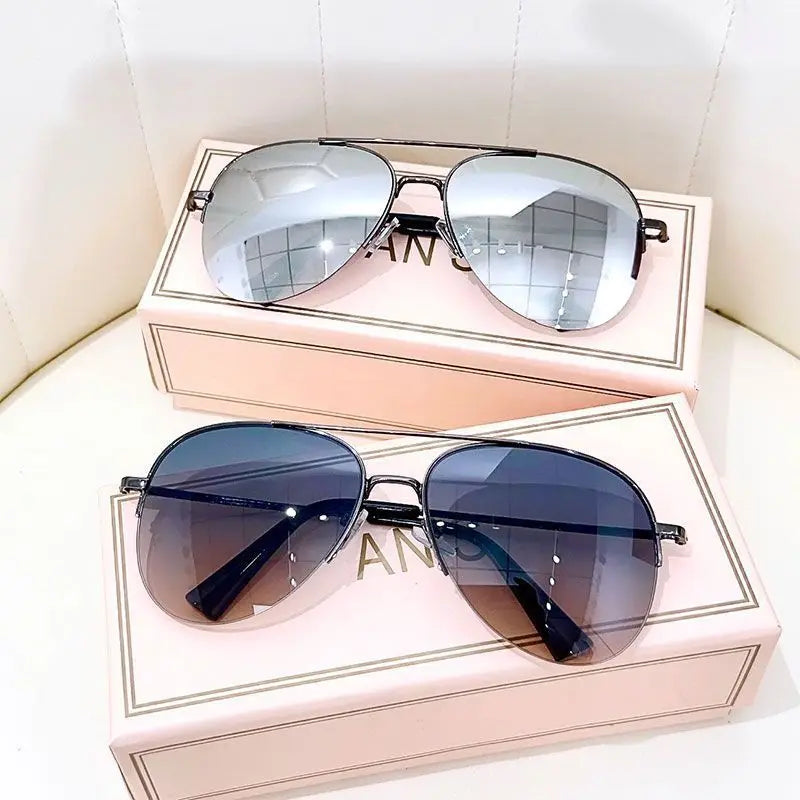 Classic Pilot Sunglasses with UV400 Protection