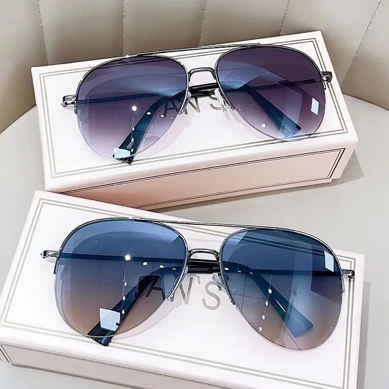 Classic Pilot Sunglasses with UV400 Protection