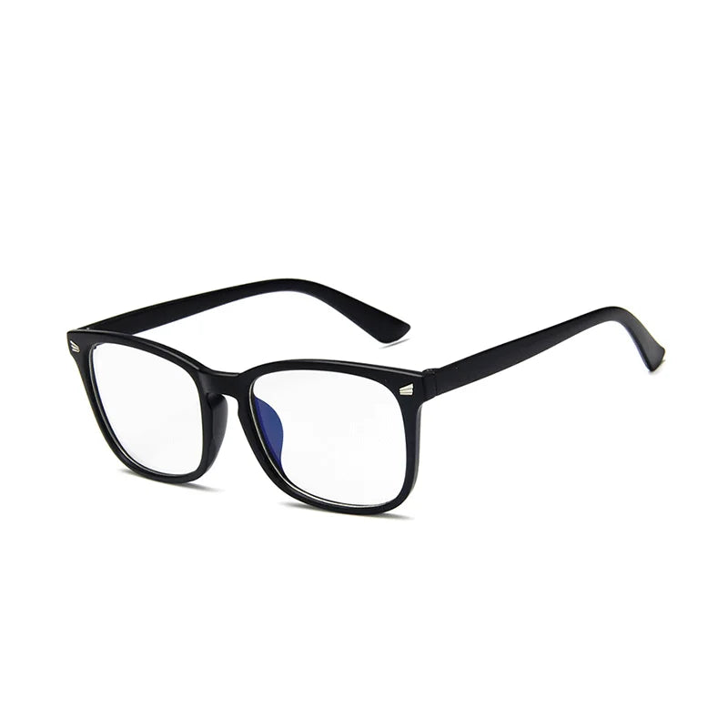 Retro Square Anti-Blue Light Glasses with UV400 Protection
