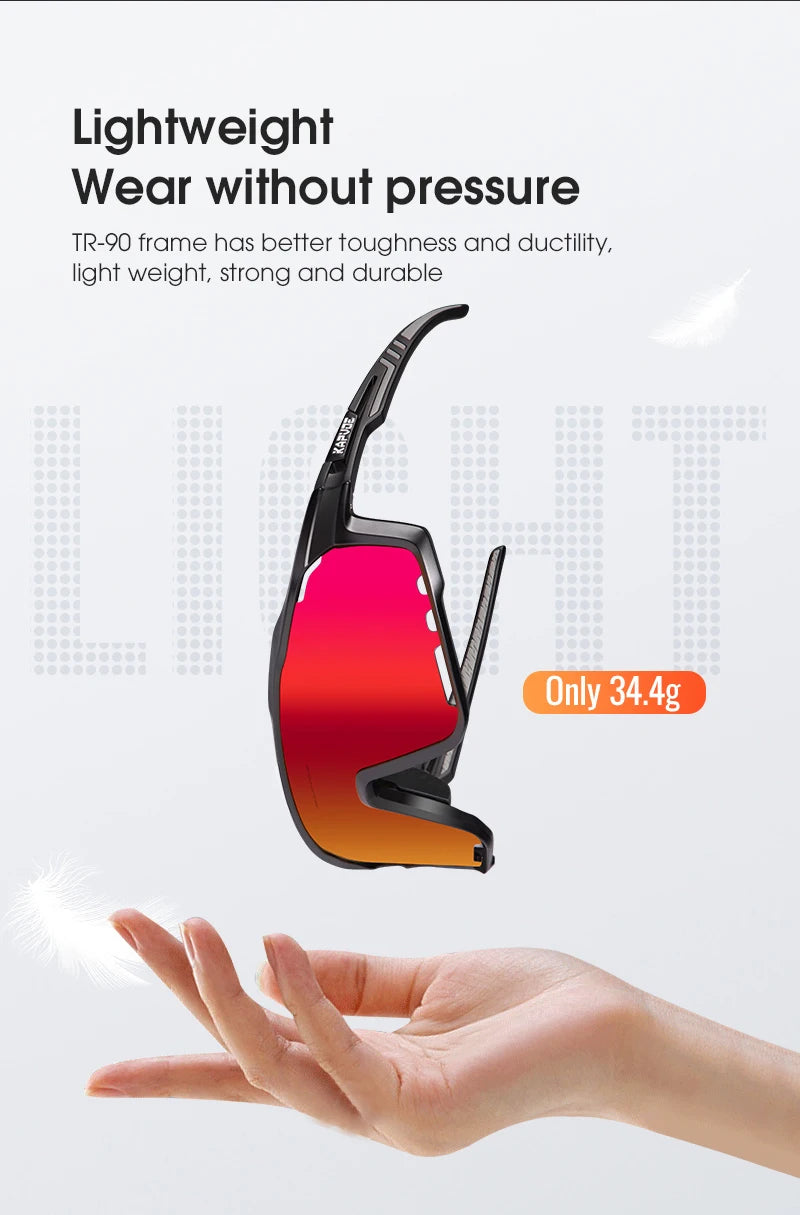 Kapvoe Polarized Cycling Sunglasses with UV400 Protection