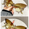Cat Eye Rimless Butterfly Sunglasses with UV400 Protection