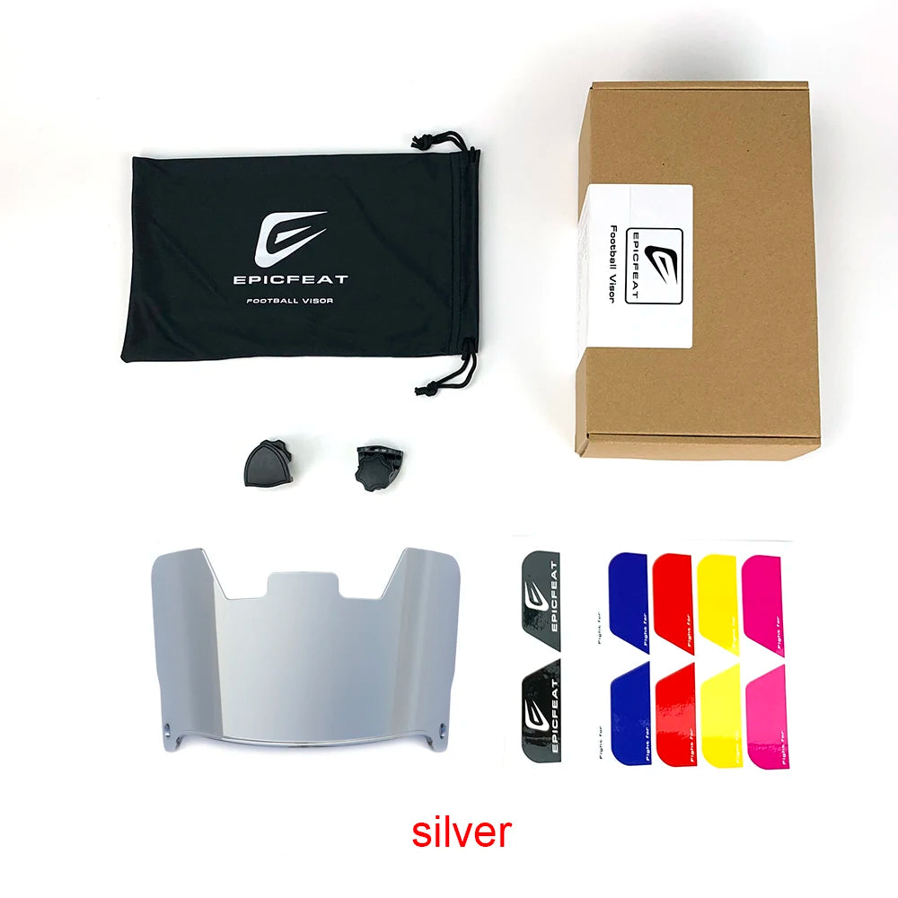 Universal Anti-Fog Football Helmet Visor with UV Protection
