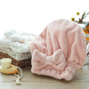 Quick-Dry Microfiber Hair Towel Wrap with Bowknot