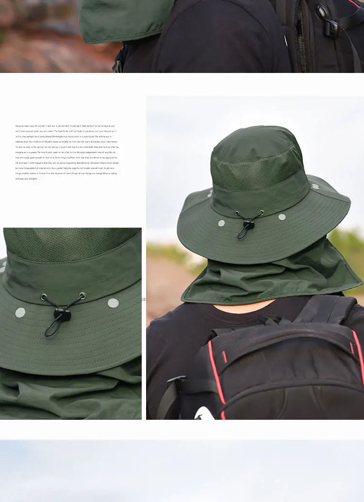 Multipurpose Sun Protection Bucket Hat for Outdoor Adventures