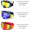 Dustproof Motocross Goggles with UV400 Photochromic Lens