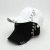 Classic Cotton Cap with Metal Ring Detail