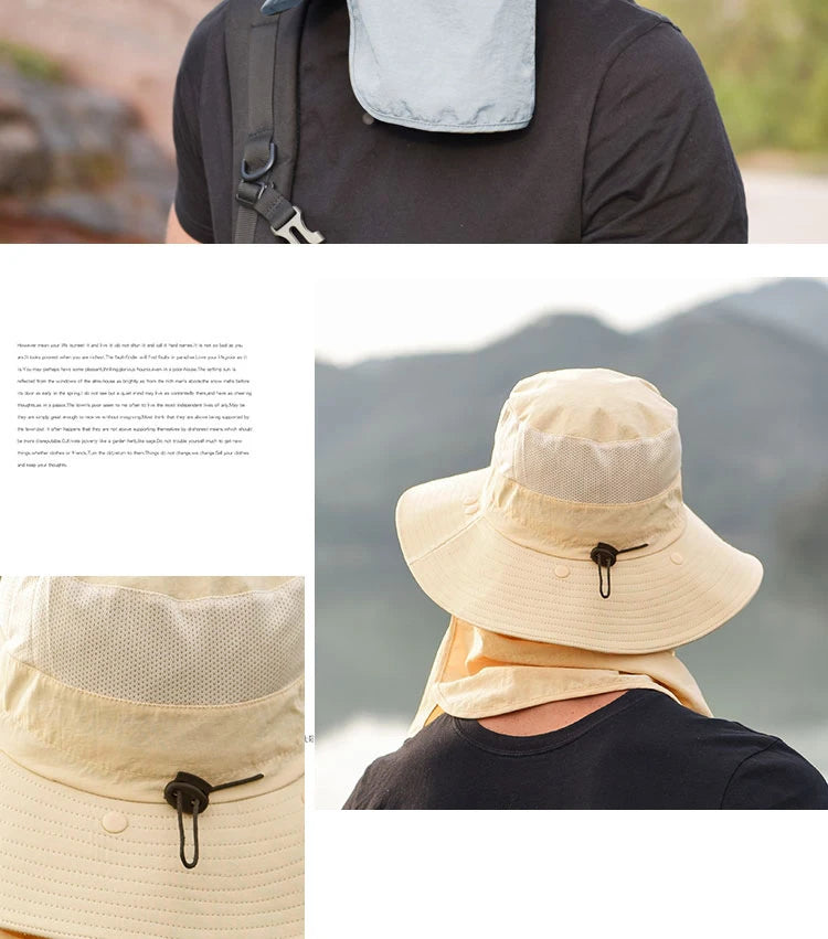Multipurpose Sun Protection Bucket Hat for Outdoor Adventures