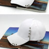 Classic Cotton Cap with Metal Ring Detail
