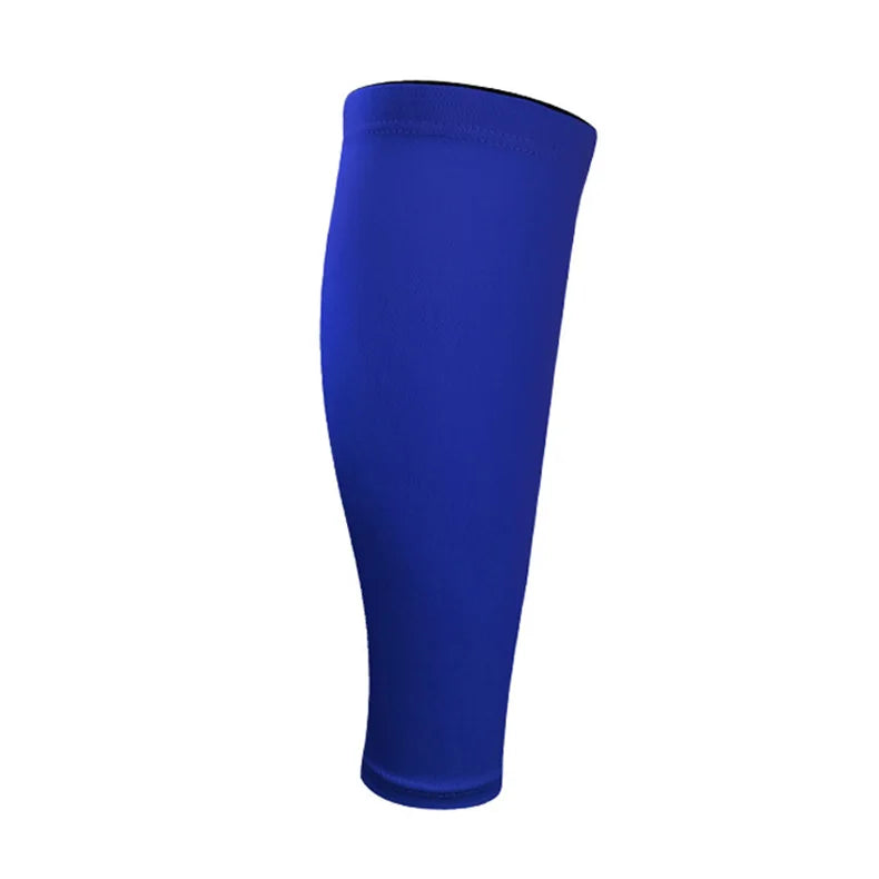 Tiefblaue Kompressions-Leggings-Socke.