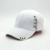 Classic Cotton Cap with Metal Ring Detail