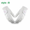 Pair of white golf grips labeled style B for enhanced sports performance