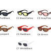Retro Rectangle Sunglasses with UV400 Protection