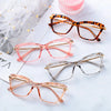 Vintage Cat-Eye Eyeglass Frames with Faceted Crystal Details