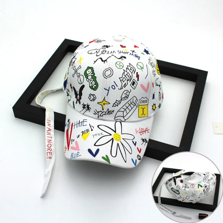 Classic Cotton Cap with Metal Ring Detail