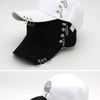 Classic Cotton Cap with Metal Ring Detail