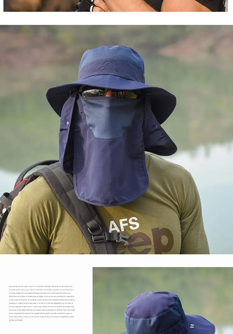 Multipurpose Sun Protection Bucket Hat for Outdoor Adventures