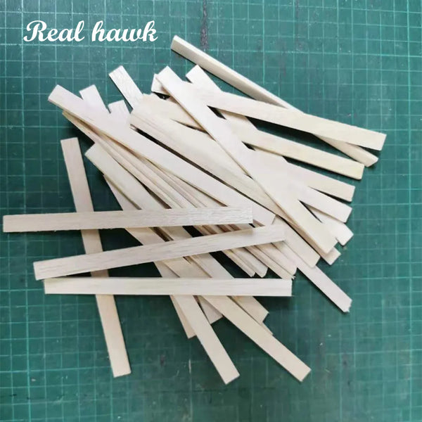 Natural Balsa Wood Sticks for Crafts, Models & DIY Projects