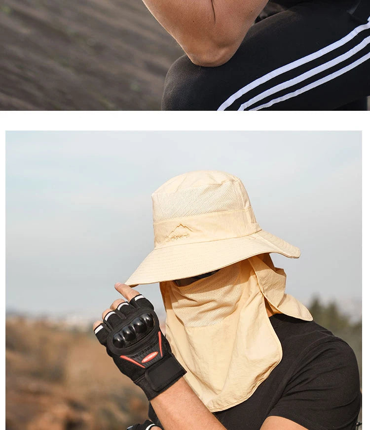 Multipurpose Sun Protection Bucket Hat for Outdoor Adventures