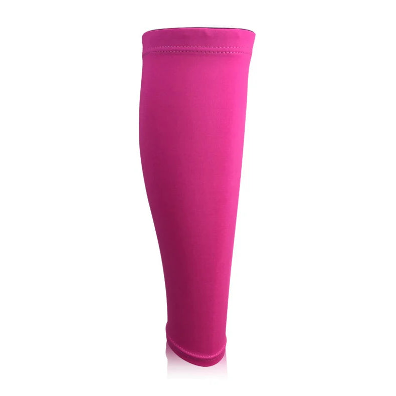 Leuchtend pinker Kompressionsstrumpfhose in vertikaler Darstellung.