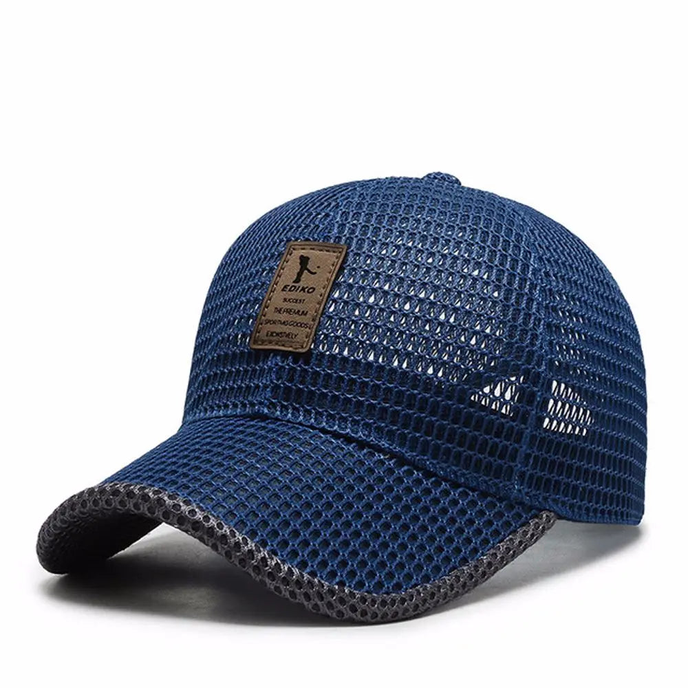 Adjustable Mesh Baseball Cap for Outdoor Activities