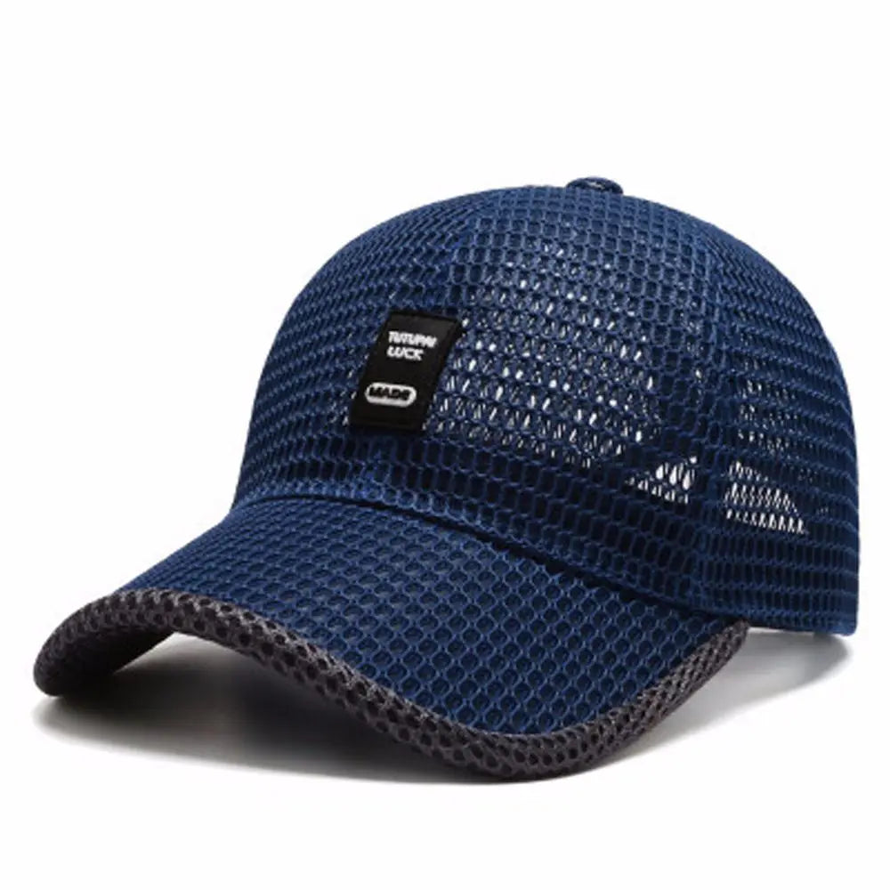 Adjustable Mesh Baseball Cap for Outdoor Activities