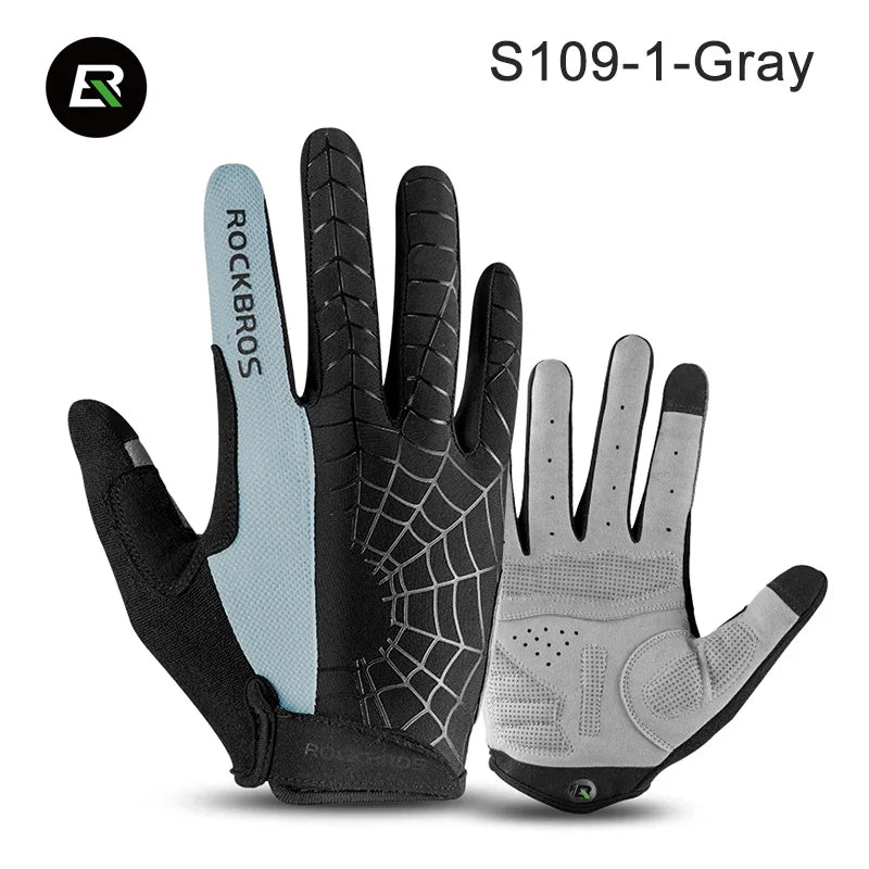A black and gray All-Weather Cycling and Riding glove shown from the palm side.