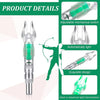 A silver lighted arrow nock for archery with an adjustable mechanical switch and exquisite design.