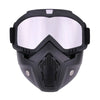 Protective Motorcycle Face Mask with Full-Face Goggles