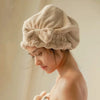 Quick-Dry Microfiber Hair Towel Wrap with Bowknot