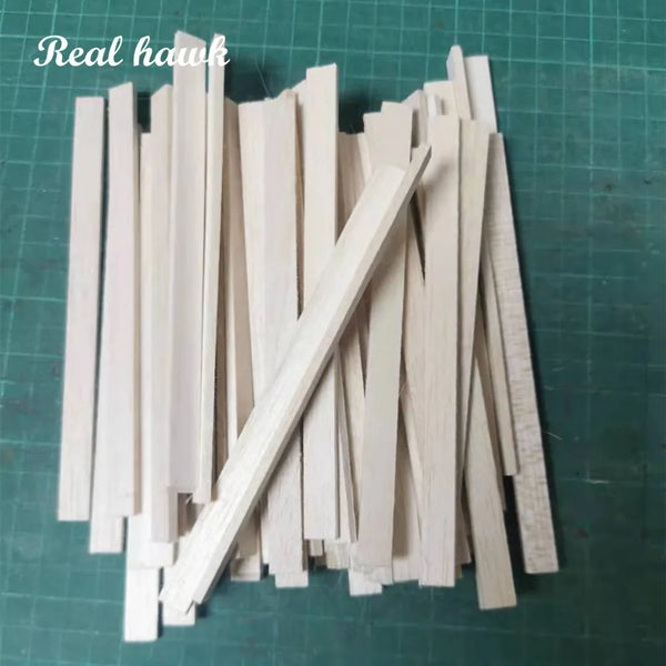 Natural Balsa Wood Sticks for Crafts, Models & DIY Projects