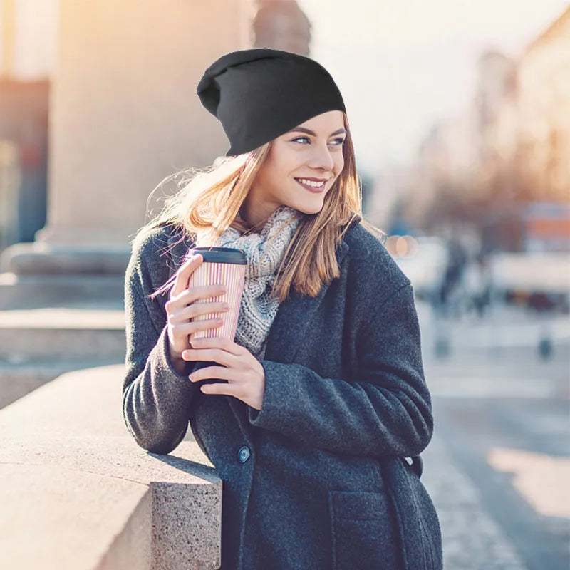 Cotton Slouchy Beanie for Men and Women