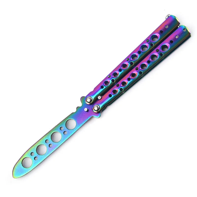 Stainless Steel Balisong Training Knife for Practice