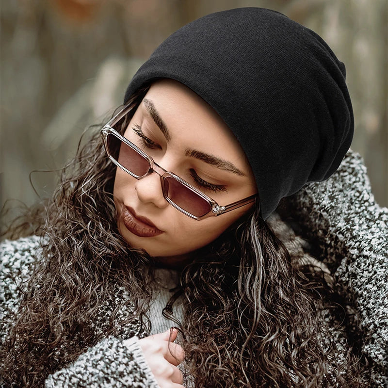 Cotton Slouchy Beanie for Men and Women