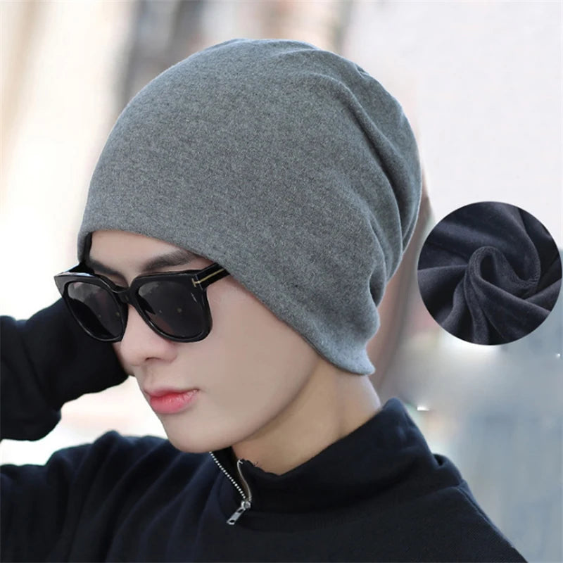 Cotton Slouchy Beanie for Men and Women