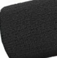 Schwarzer Handgelenk-Sweatband für aktive Nutzung