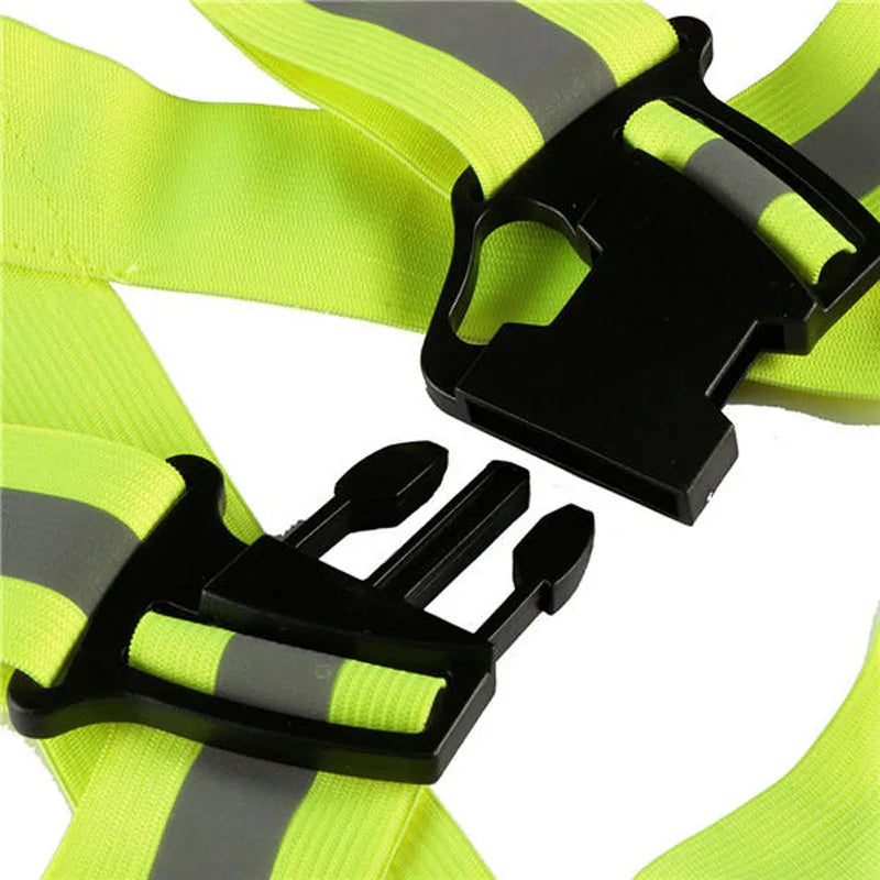 Hi-Vis Reflective Safety Vest for Running, Cycling & Outdoor Work