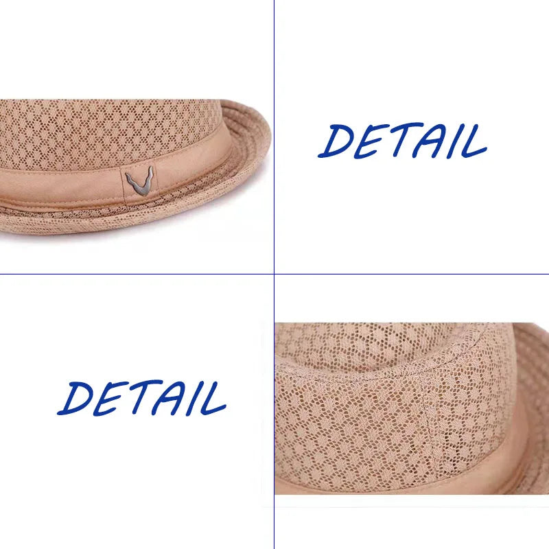 Breathable Foldable Sun Hat with Retro Style