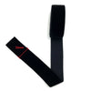 Black stretch velvet elastic headband with a 32mm measurement mark.