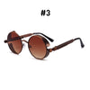 Steampunk Round Sunglasses with Alloy Frame and UV400 Protection