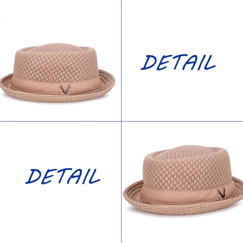 Breathable Foldable Sun Hat with Retro Style
