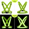 Hi-Vis Reflective Safety Vest for Running, Cycling & Outdoor Work