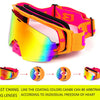 Dustproof Motocross Goggles with UV400 Photochromic Lens