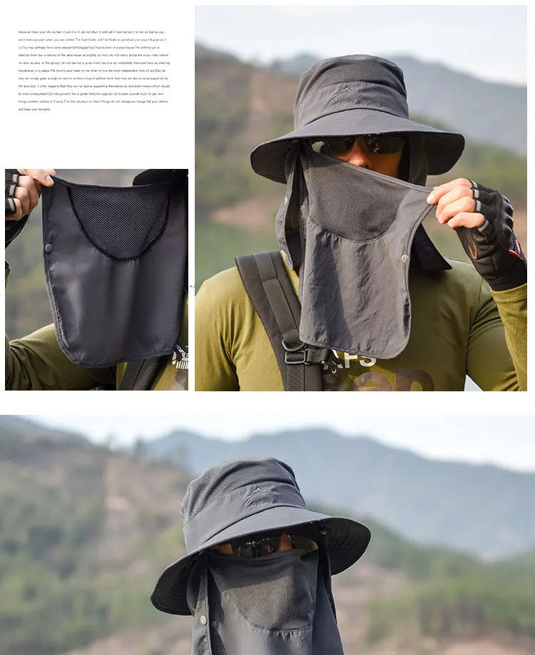 Multipurpose Sun Protection Bucket Hat for Outdoor Adventures