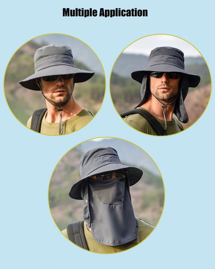 Multipurpose Sun Protection Bucket Hat for Outdoor Adventures