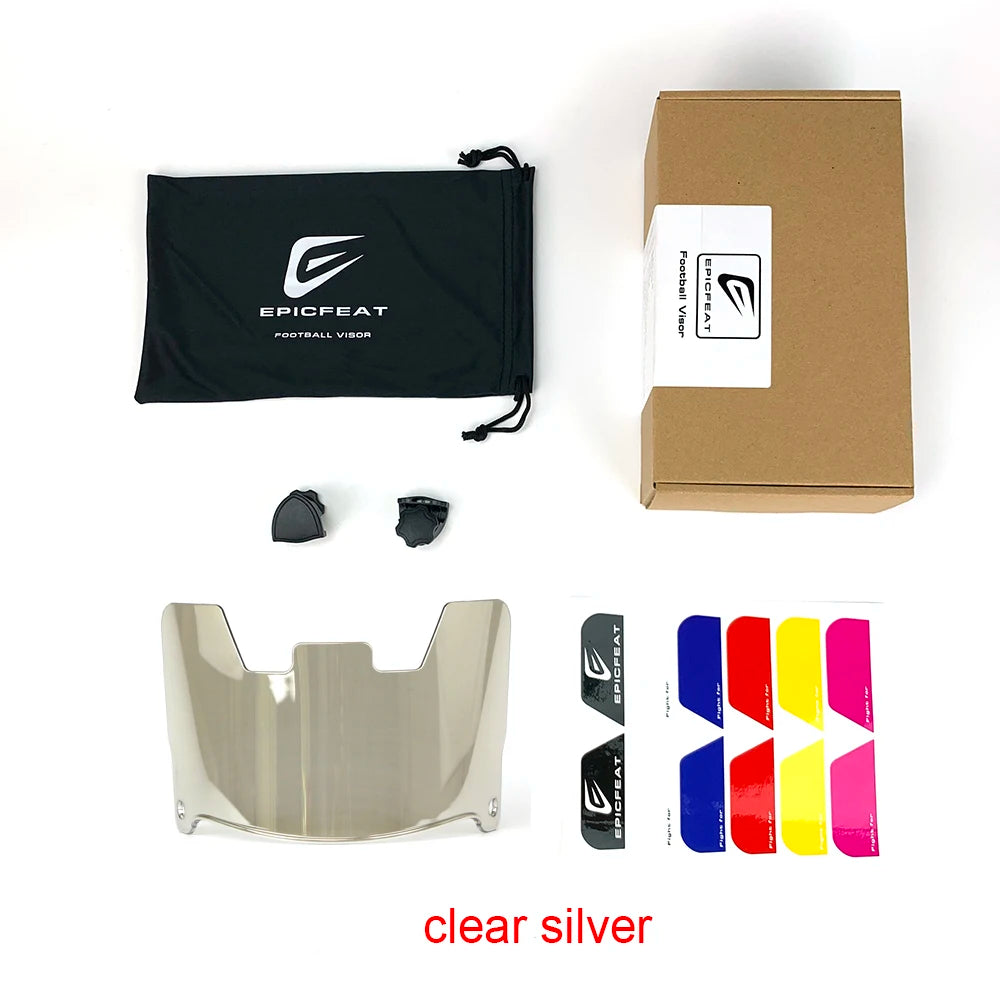 Universal Anti-Fog Football Helmet Visor with UV Protection