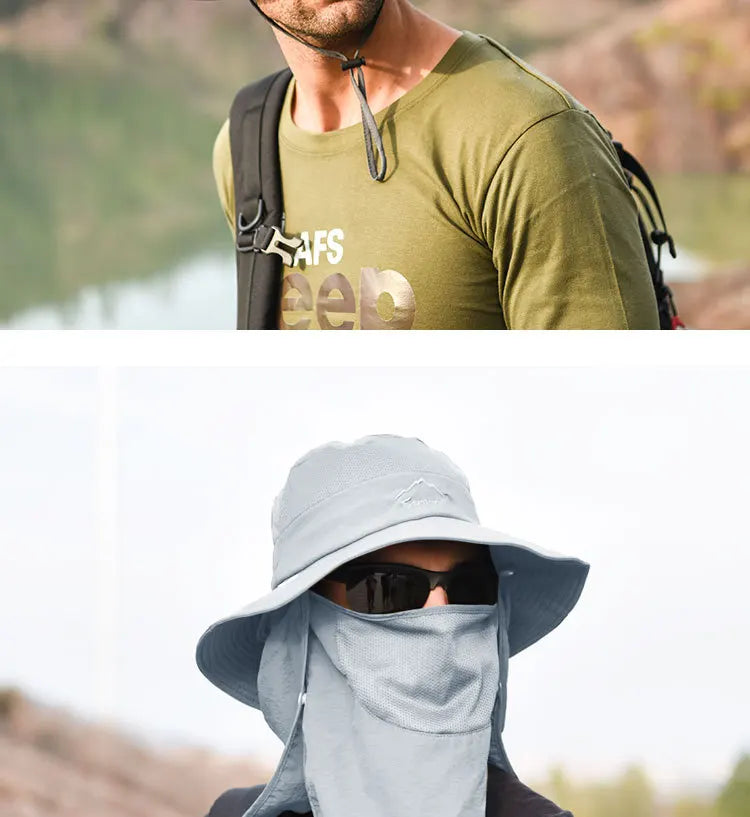Multipurpose Sun Protection Bucket Hat for Outdoor Adventures